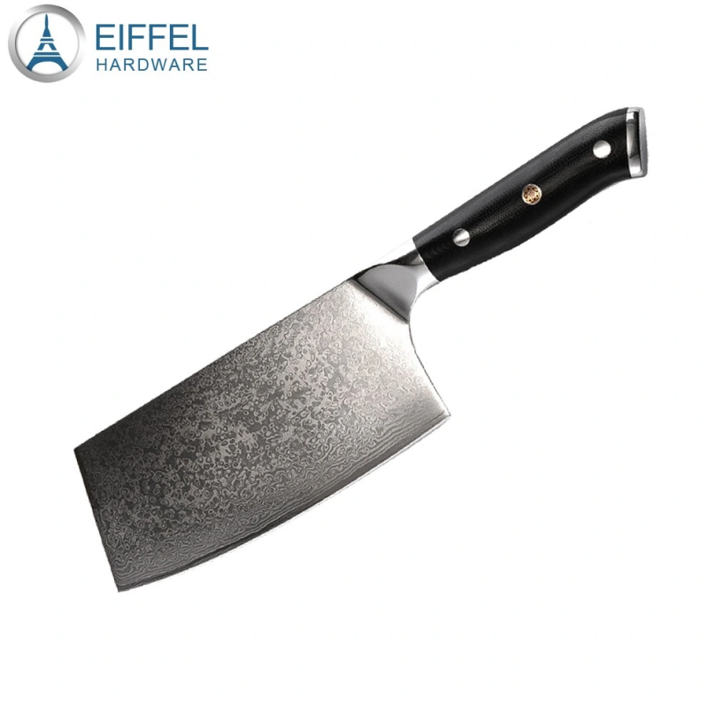 Hot Sale for Wholesale Japanese Cleavers 7 Inch Vg10 Damascus Steel Chopping Knife with G10 Handle-EDK05G100014